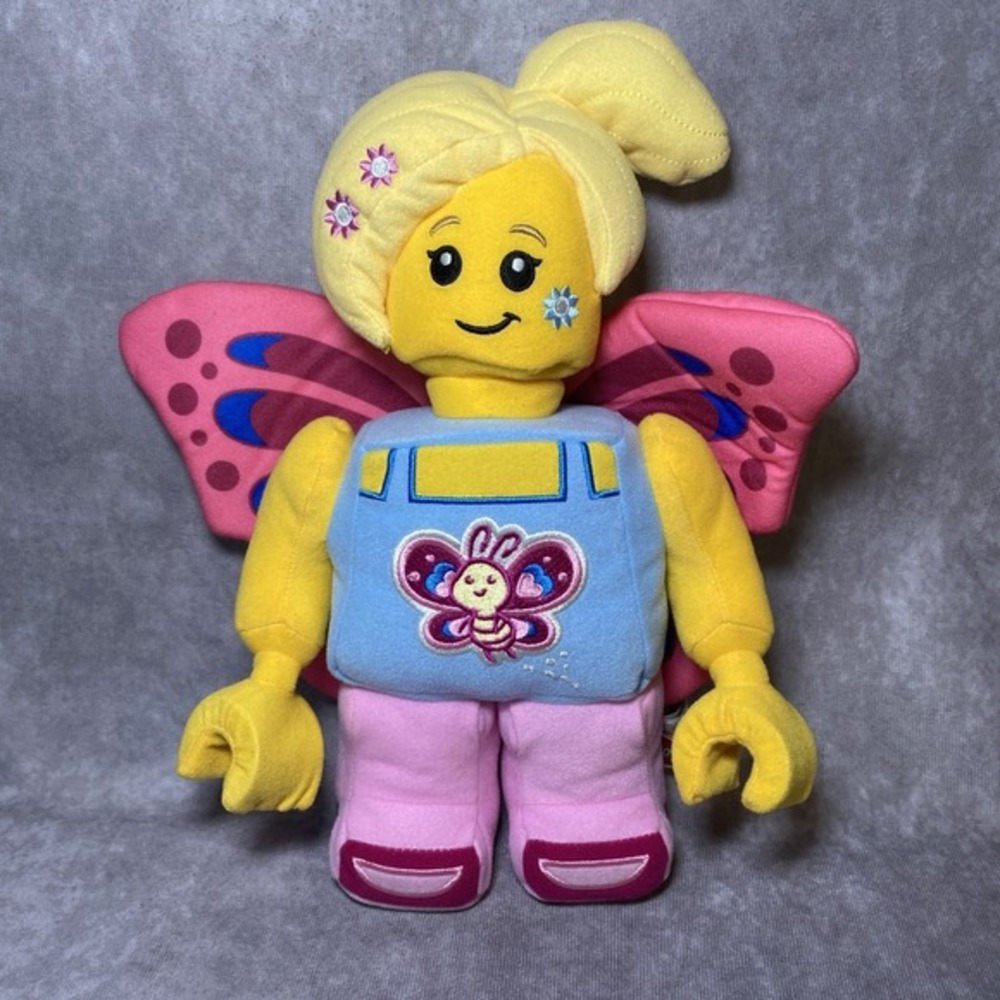 Manhattan‎ Toy LEGO Minifig Butterfly Girl 12" Plush Figure